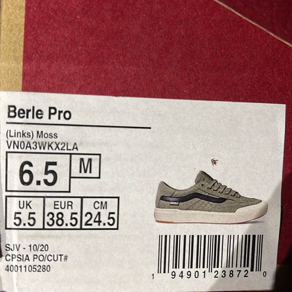 Vans Berle Pro Links Moss MENS - Picture 16 of 16